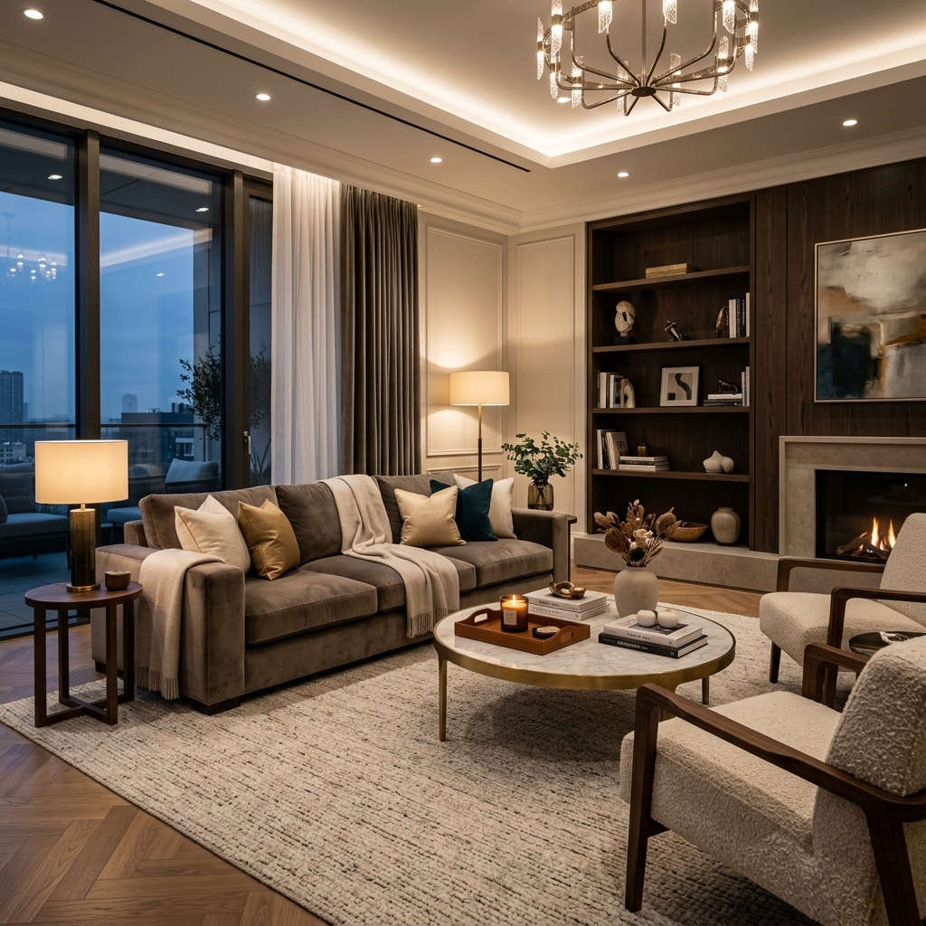 Luxury furniture interior